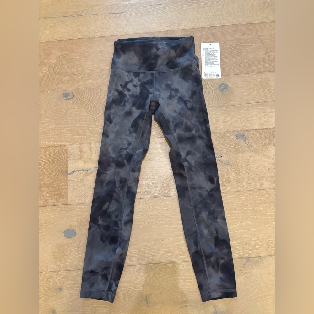 Wunder Train HR Tight 25” Lululemon Leggings Diamond Dye Size 4
